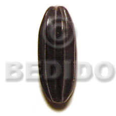 peanut shaped horn 20mm - Bone Pendants