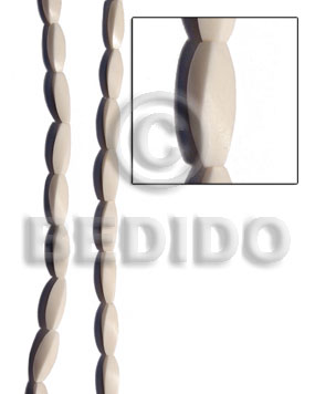 twisted bone beads 25mmx10mm - Bone Twist Cone Beads