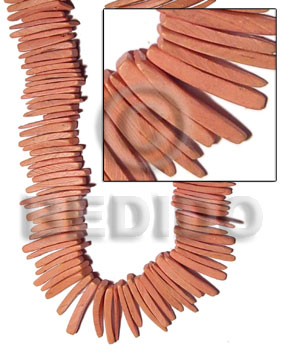 coco indian stick 1 1/2 inch / peach - Coco Beads
