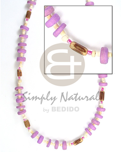 7-8mm c. pokalet lilac 2-3 hshe Coco Necklace