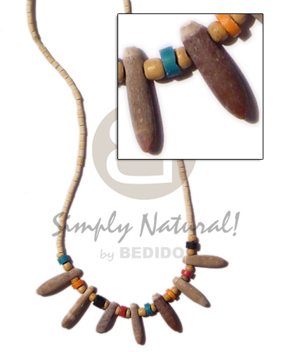 Coco heishe bleached pukalet Coco Necklace