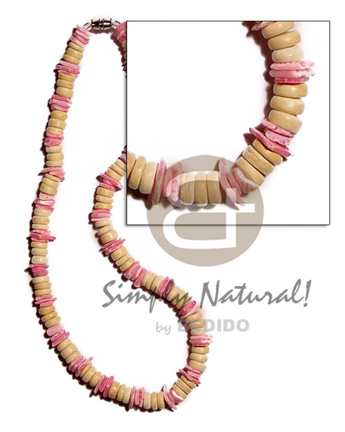 7-8mm natural. white coco pokalet Coco Necklace
