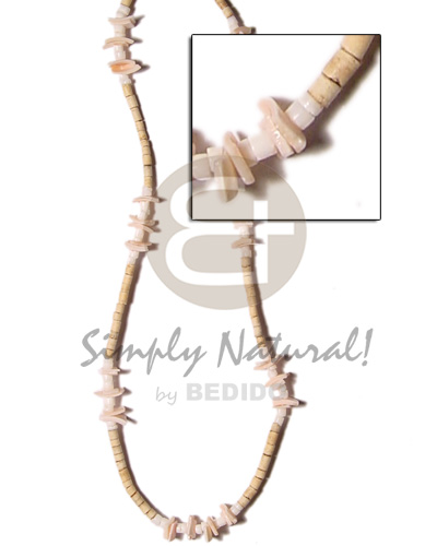 2-3 coco heishe natural Coco Necklace