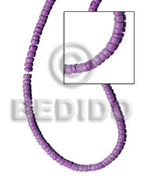hand made 4-5mm lilac coco pokalet Coco Pokalet Beads
