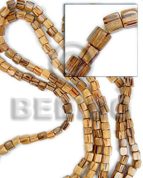 Dice palmwood 6x6mm Dice & Sided Wood Beads