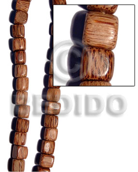 Palmwood irregular dice 15mmx15mm Dice & Sided Wood Beads