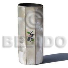 inlaid troca lighter case  bird design/metal casing - Gifts & Home Table Decor Set
