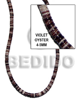 4-5mm blacklip heishe - Heishe Shell Beads