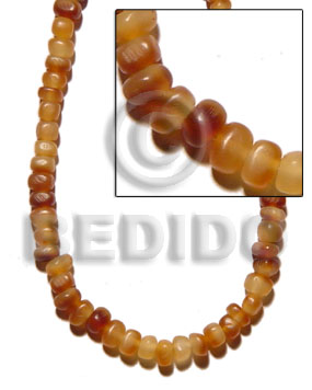 golden horn thin nuggets - Horn Beads