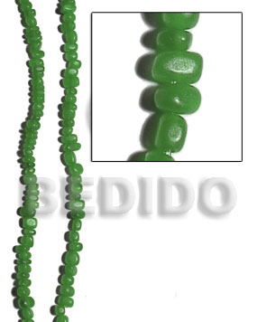green horn nuggets 9mmx6mm - Horn Nuggets Beads