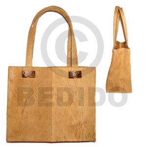 ginit bag/ 10 1/2x5x9 in. / handle 8 in.  coco ribbon accent - Native Bags