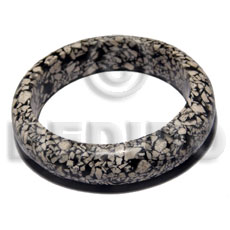 H=20mm thickness=10mm inner diameter=65mm marbled Resin Bangles
