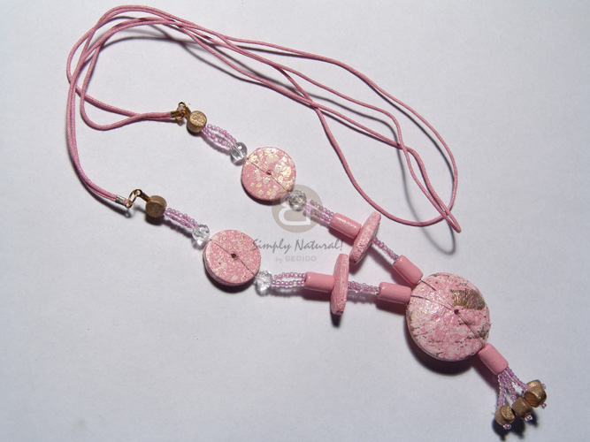 Braided nito marble stone Resin Necklace Stone Necklace