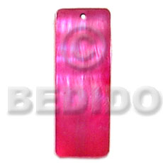 40mmx15mm pink hammershell resin Resin Pendants