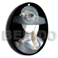 50mmx38mm oval pendant elegant hat Resin Pendants