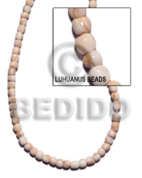 4-5mm Pokalet Round Luhuanus Beads