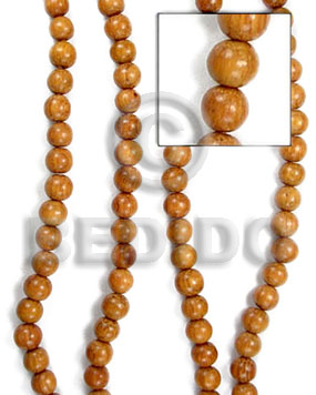 Bayong beads 10mm Round Wood Beads