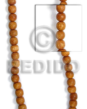 Bayong beads 6mm Round Wood Beads