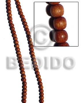 bayong round wood beads 4-5mm/duplicate  016wb - Round Wood Beads