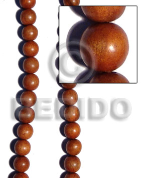 bayong round wood beads 15mm - Round Wood Beads