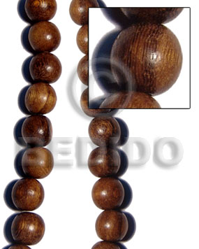robles round wood beads 25mm - Round Wood Beads