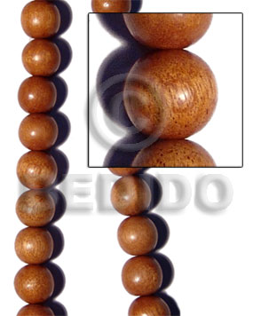 bayong round beads 20mm - Round Wood Beads