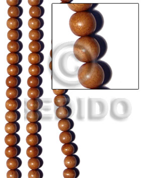 bayong beads 15mm/duplicate  209wb - Round Wood Beads