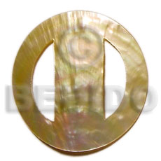 Round mop buckle 70mm Sarong Shell Buckle