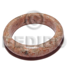 h=20mm thickness=10mm inner diameter=65mm crushed luhuanus shells in clear resin - Shell Bangles