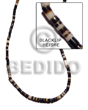 2-3mm black lip heishe - Shell Beads