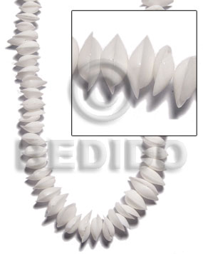Pristine white shell Shell Beads
