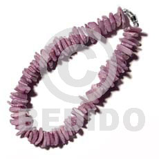 White rose dyed lilac Shell Bracelets