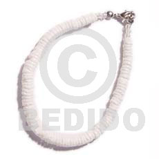 White clam Shell Bracelets