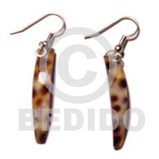 cowrie stick dangling earrings - Shell Earrings