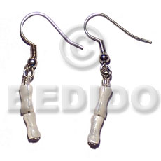 Dangling troca bone Shell Earrings