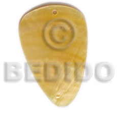 50mmx30mm reversed teardrop mop oval Shell Pendant