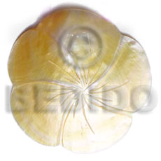 Mop flower scallop 80mm Shell Pendant