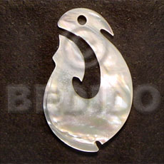 Hook mop 40mm Shell Pendant