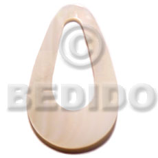 Kabibe 35mm teardrop center Shell Pendant