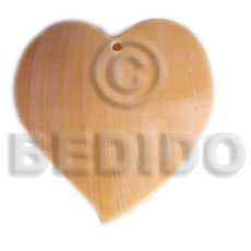 Heart melo 50mm Shell Pendants