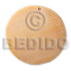 hand made 40mm round melo Shell Pendants