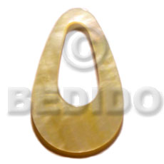 MOP 35mm teardrop  center hole - Shell Pendants