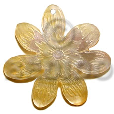 45mm MOP flower   design - Shell Pendants