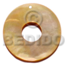 30mm mop ring 15mm Shell Pendants