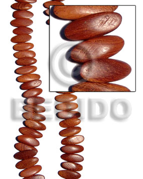 Bayong slidecut 8mmx15mmx20mm Slide Cut Wood Beads