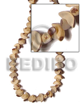 Buri tiger half moon Special Cuts Seed Beads