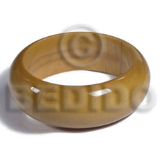 Natural mahogany tone grained sanded stained Stained Bangles