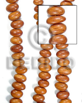 bayong oval nuggets 10x15mm - Teardrop & Oval Wood Beads