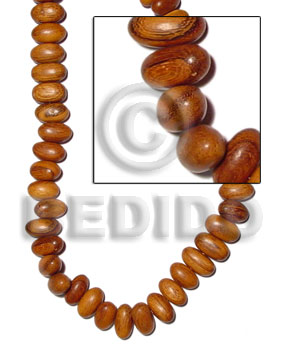 Bayong oval sidedrill 14mmx27mm Teardrop & Oval Wood Beads