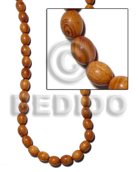 Bayong oval 11mmx12mm Teardrop & Oval Wood Beads